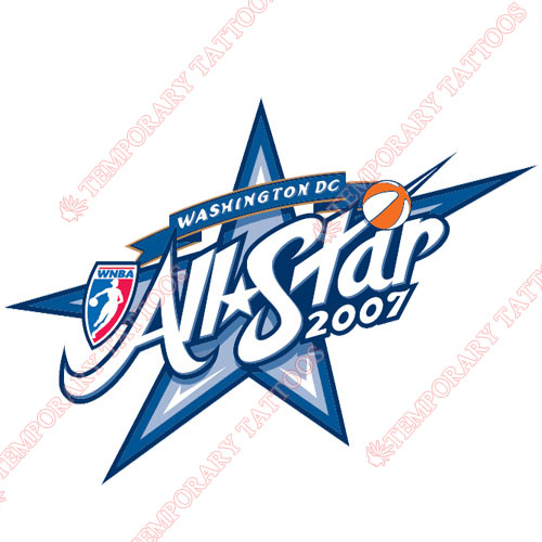 WNBA All Star Game Customize Temporary Tattoos Stickers NO.8593
